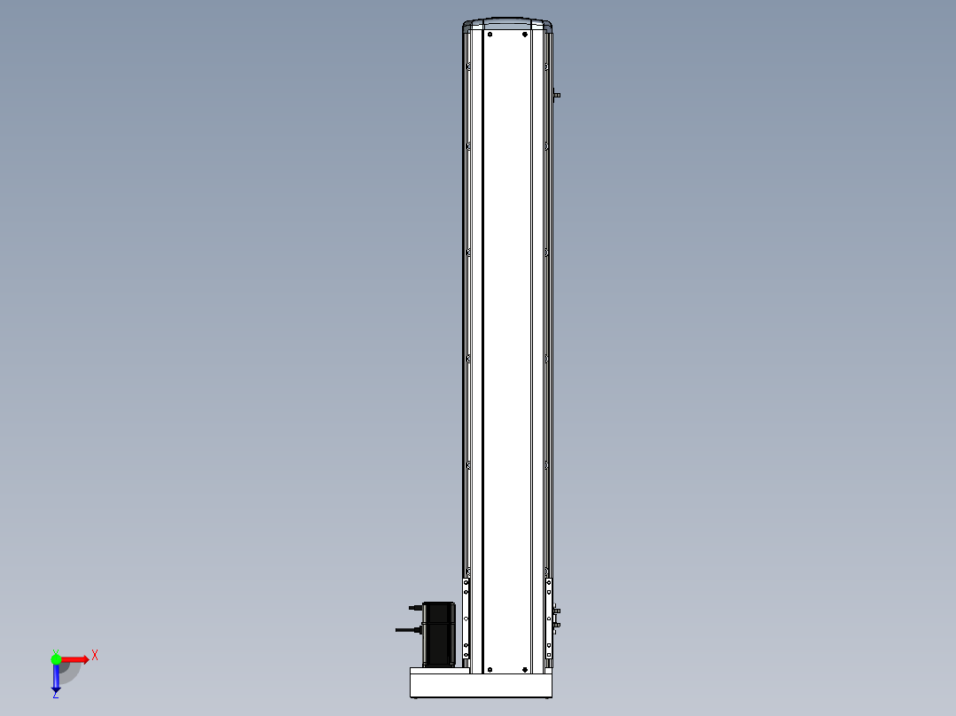 Toyo东佑达直线模组-ETH17-1000-BR-M40俯视图