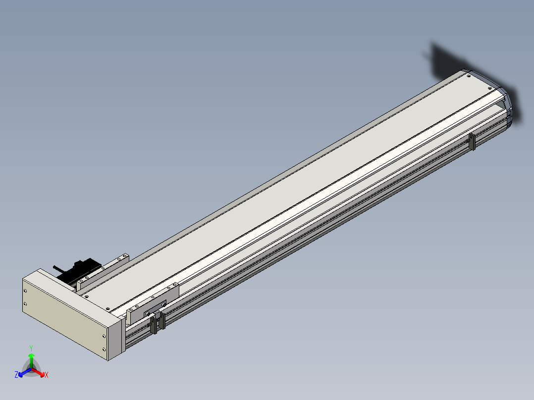 Toyo东佑达直线模组-ETH17-1000-BR-M40正等轴测图