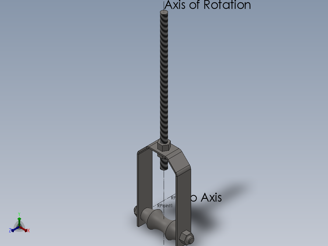 oller hanger主视图