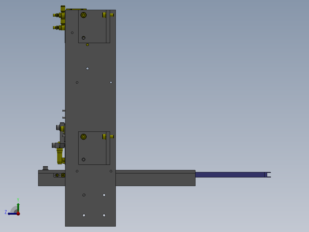 M35托盘定位右视图