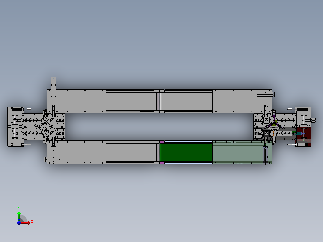 耳机焊接生产设备前视图