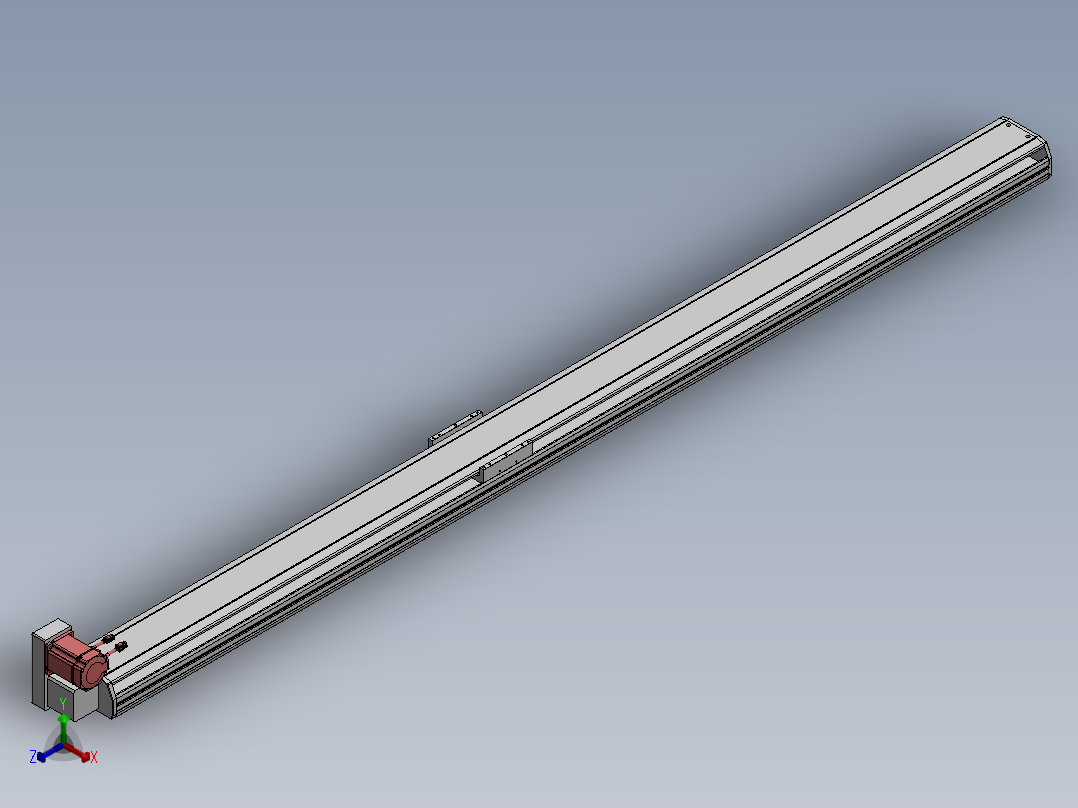 精密模组MT170-L125-2600-LU-M75-C4正等轴测图