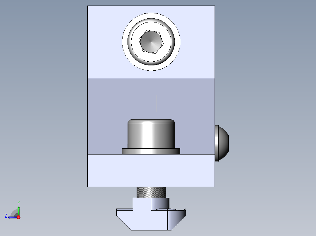 铝型材及其附件3.31.50.45.45.M5.ST前视图