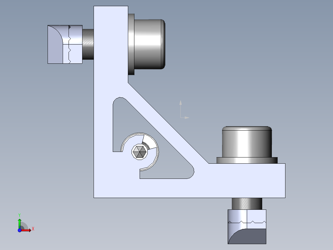 铝型材及其附件3.31.50.45.45.M5.ST左视图