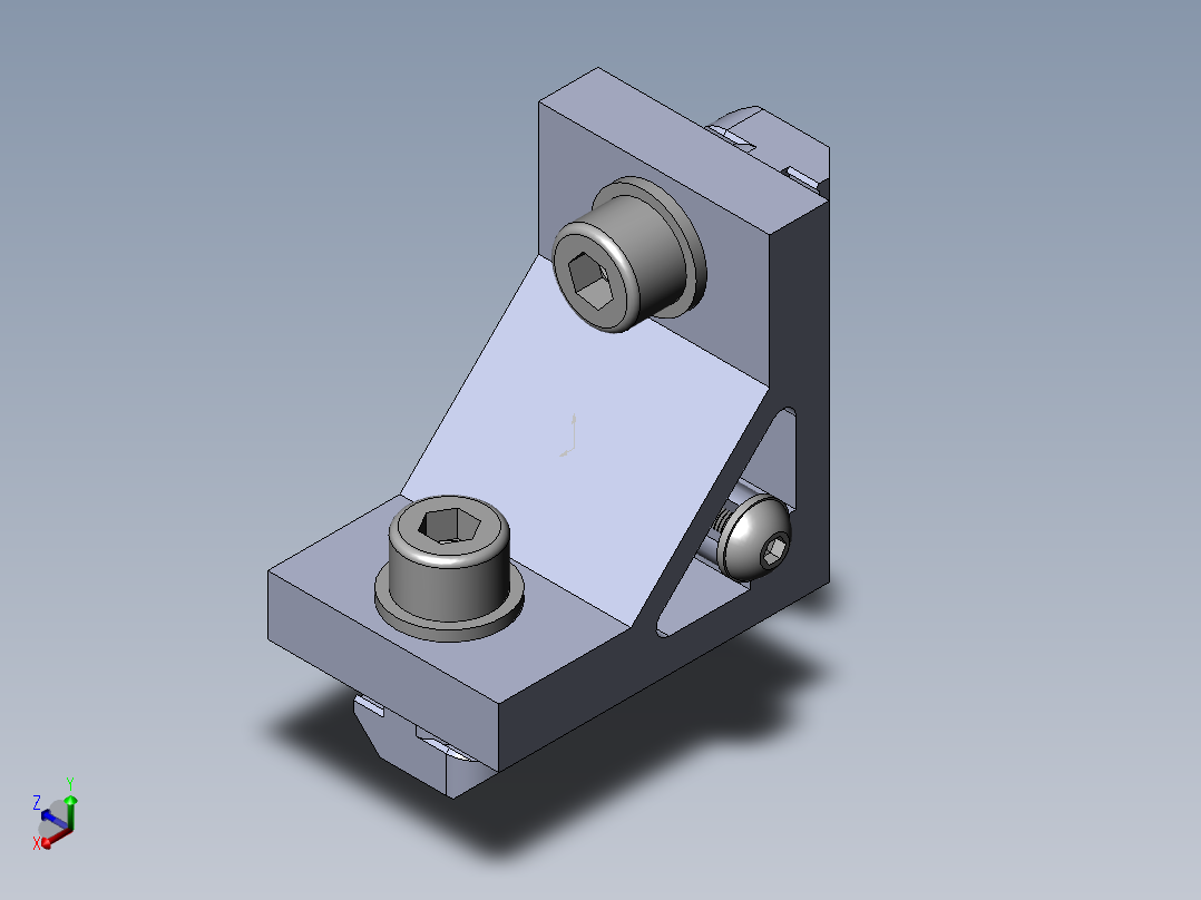 铝型材及其附件3.31.50.45.45.M5.ST正等轴测图