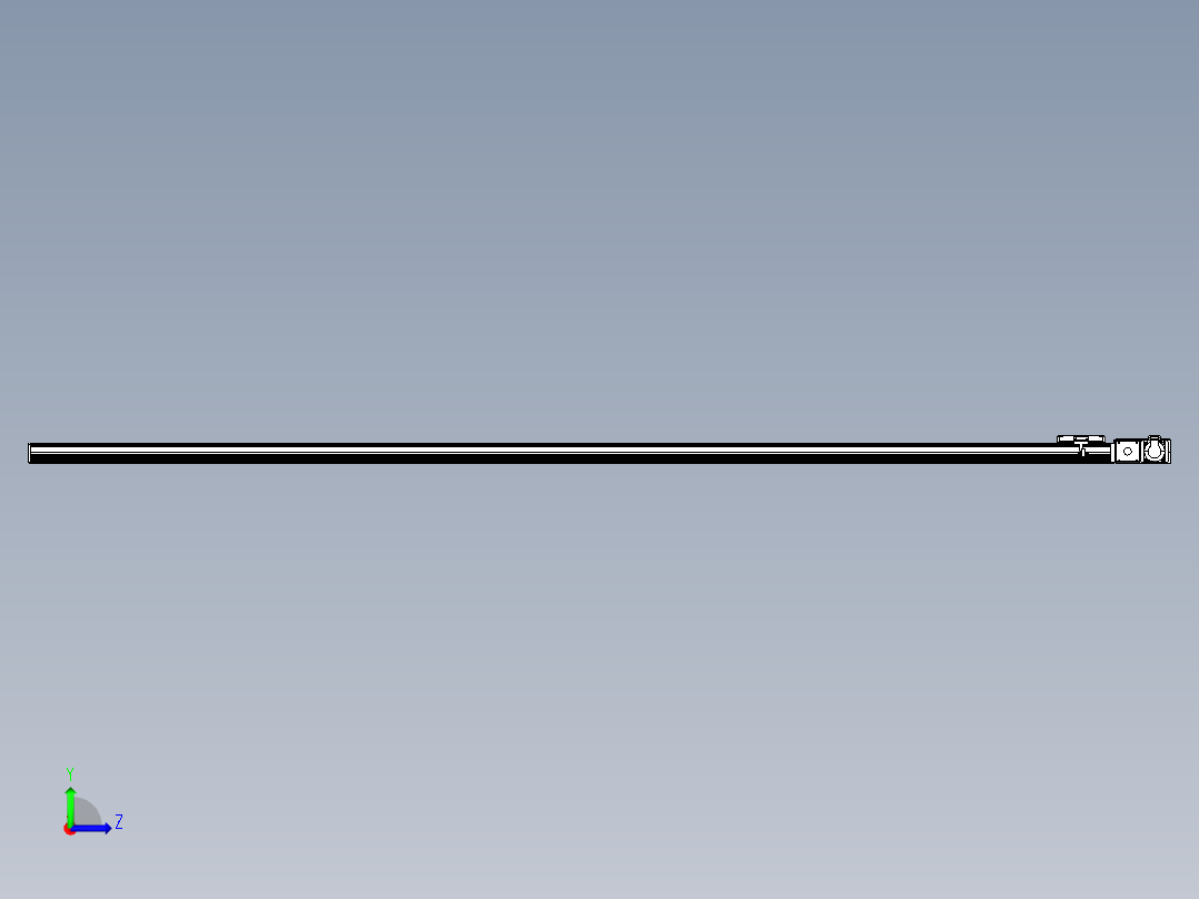 同步带全封闭直线模组TPA-HCB-105D-90-L2750-MR-Y-P20-N3左视图