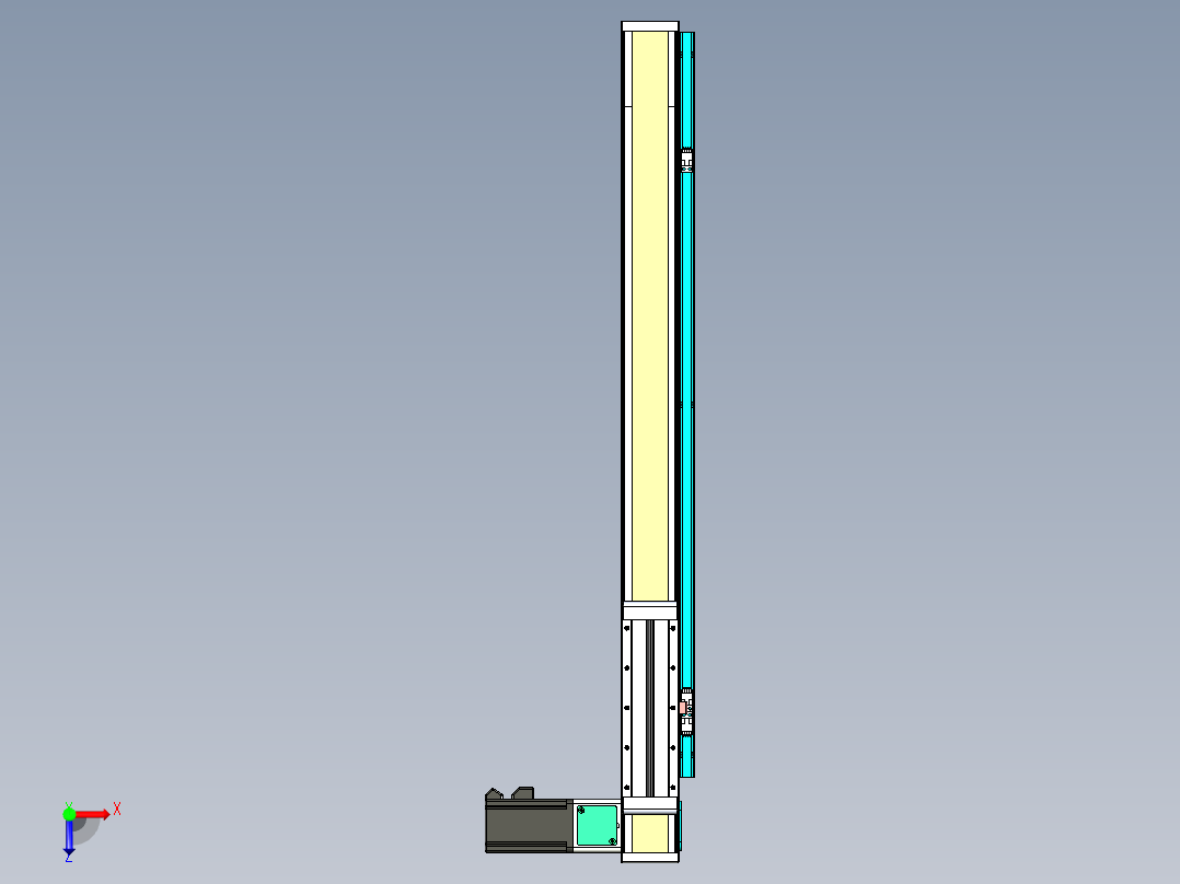 欧规系列-LB6-L130-C-S600-BR-P40-D3俯视图