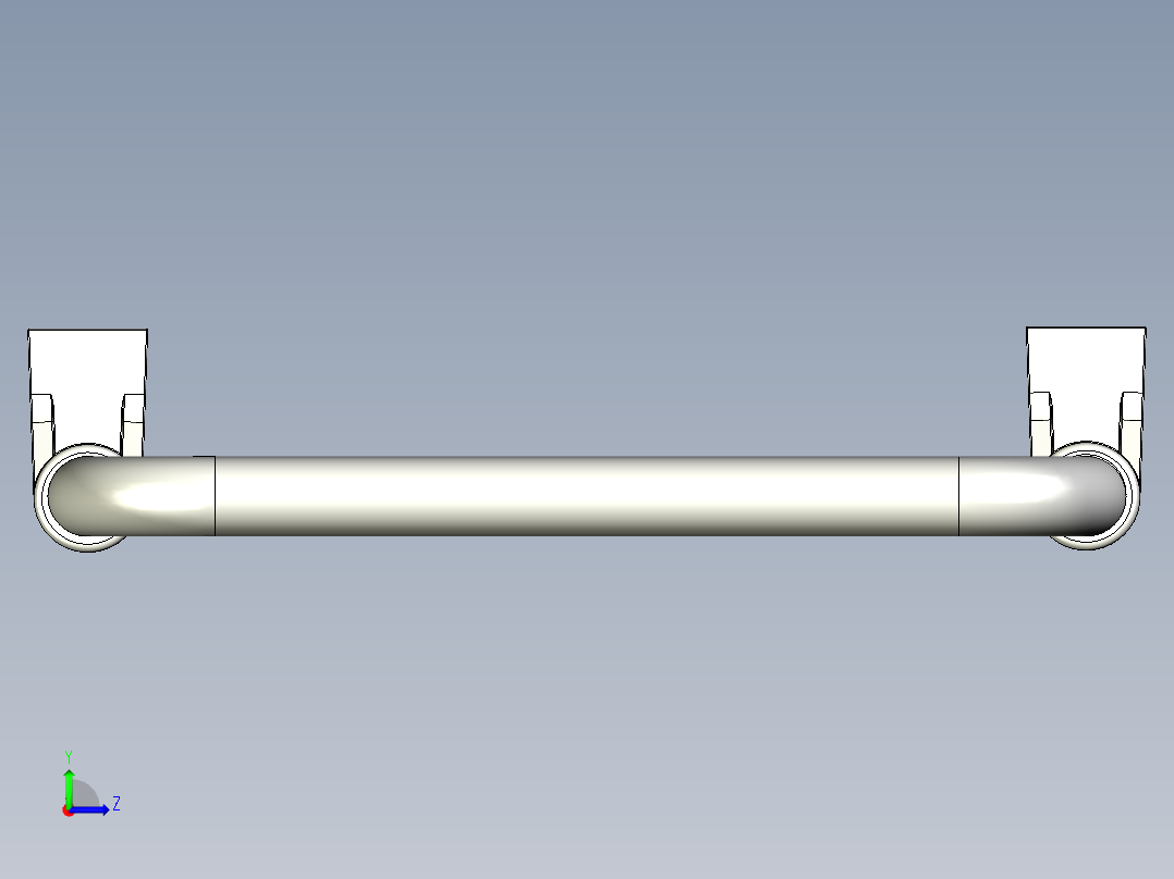 取手(鋁合金)M3-3D多系列多零件图纸模型左视图