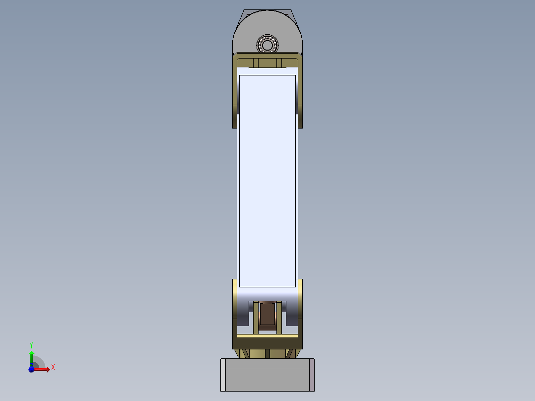 液压振动钻 (2)前视图
