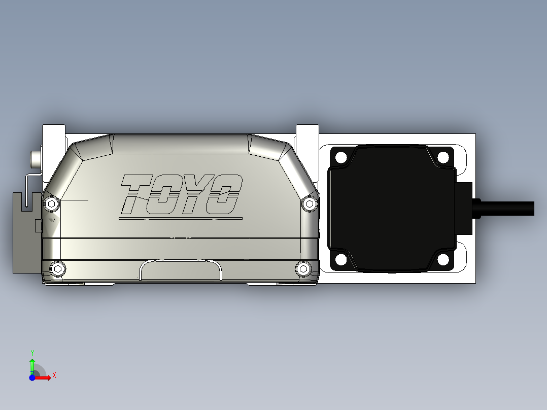 Toyo东佑达直线模组-ETH13-150-BR-200W+煞車前视图