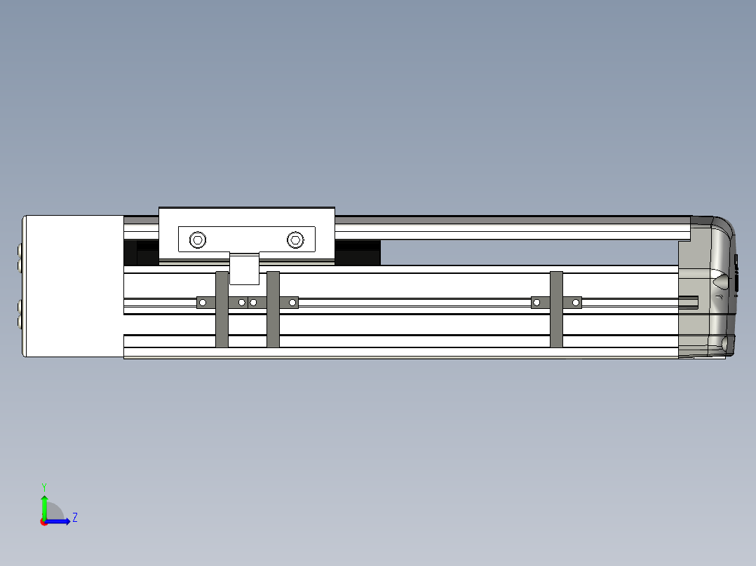 Toyo东佑达直线模组-ETH13-150-BR-200W+煞車左视图