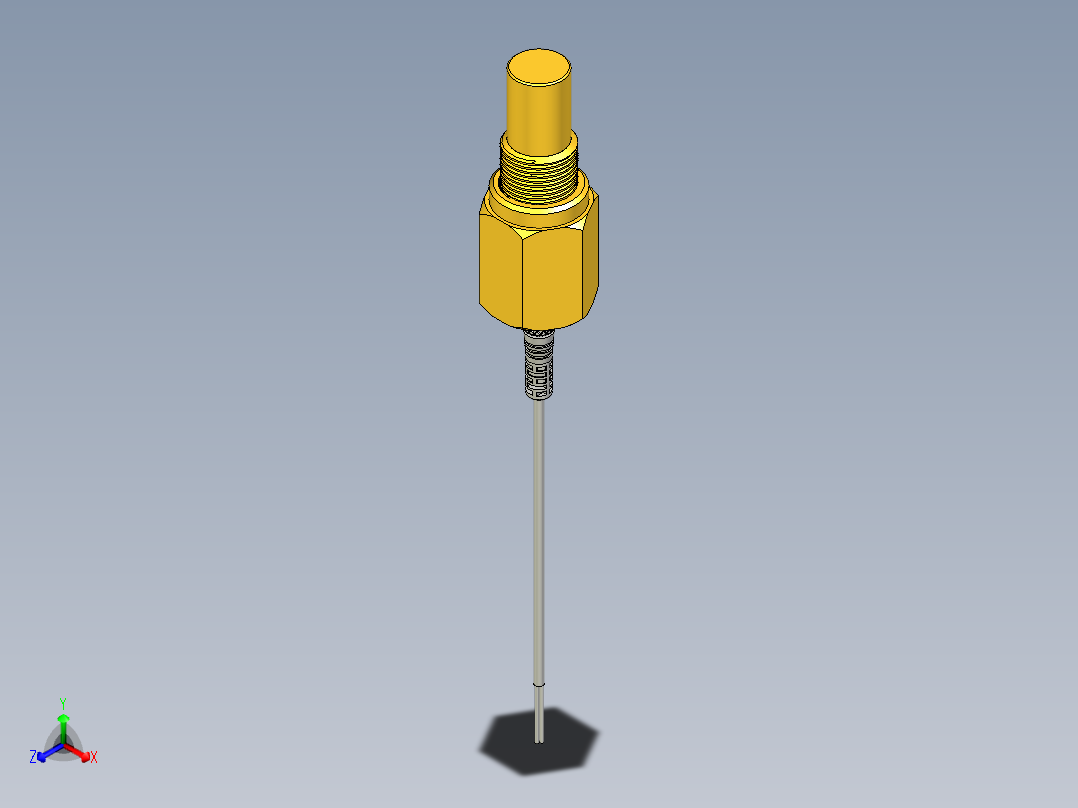 接近传感器CSW-FL_C1_3D正等轴测图