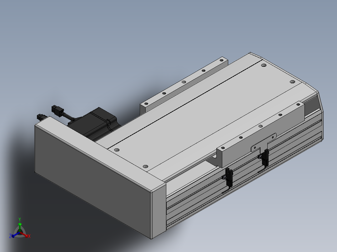 精密模组MY220-T10-100L-BR-P75B-C4-C正等轴测图
