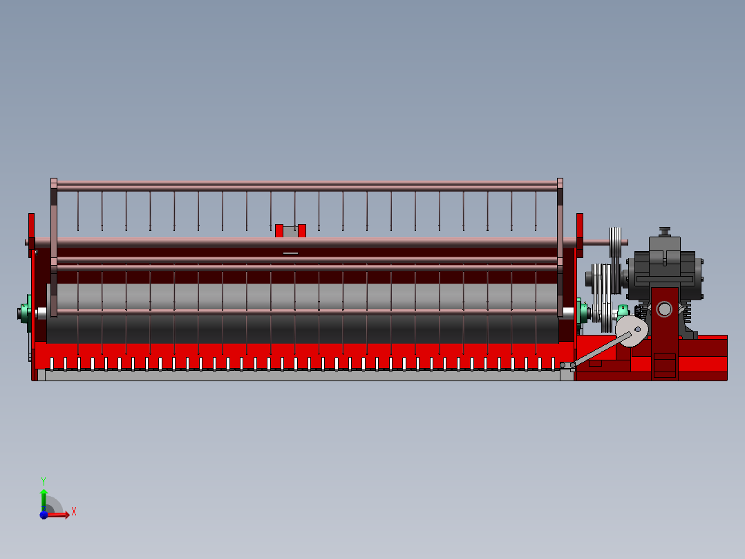 苜蓿收获机的设计【带SolidWorks三维】【3张CAD图纸+开题报告前视图