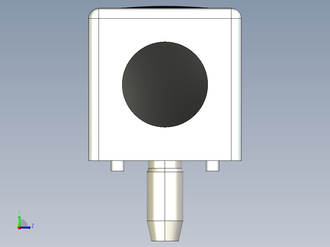 型材-BR 2D 45X45 CUBIC CONNECTOR KJN524486左视图
