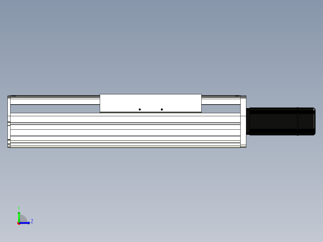 Toyo东佑达直线模组-ETH22-150-BC-400W+煞車左视图