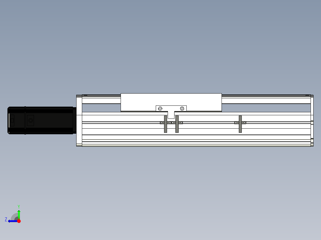 Toyo东佑达直线模组-ETH22-150-BC-400W+煞車右视图