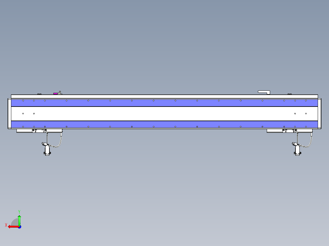 威洛博VL系列直线电机模组-2VL14S3-S900后视图
