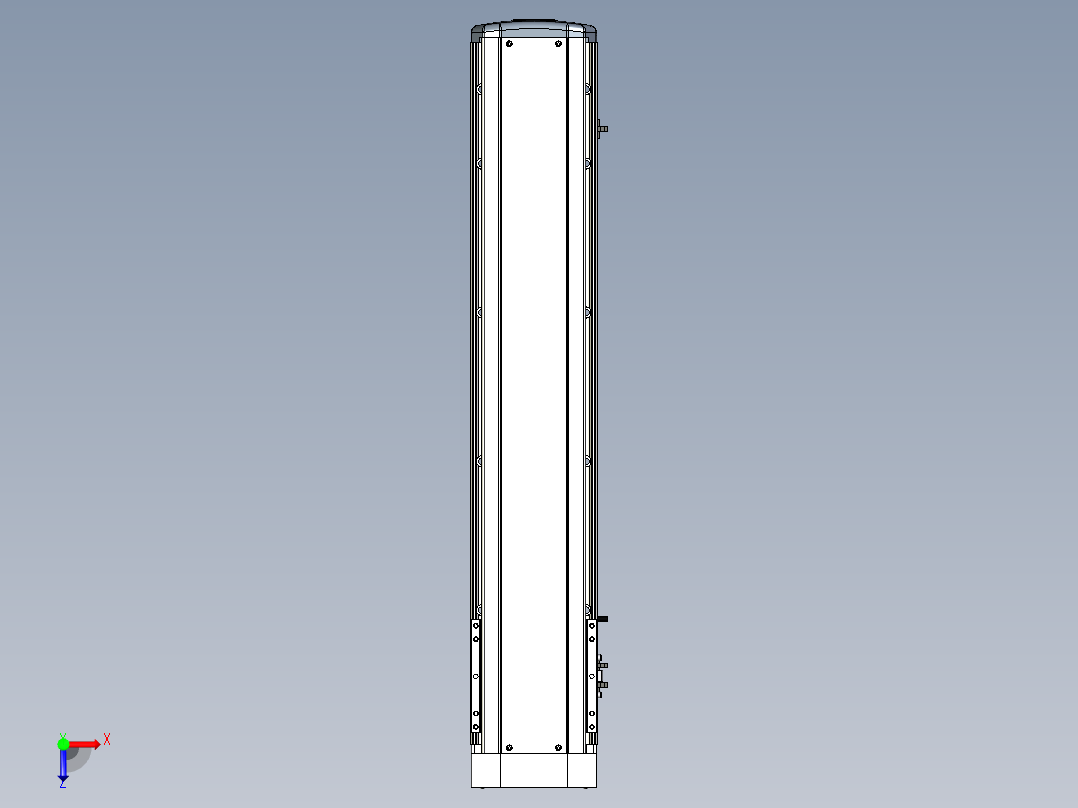 Toyo东佑达直线模组-ETH17-750-BM-M75B俯视图