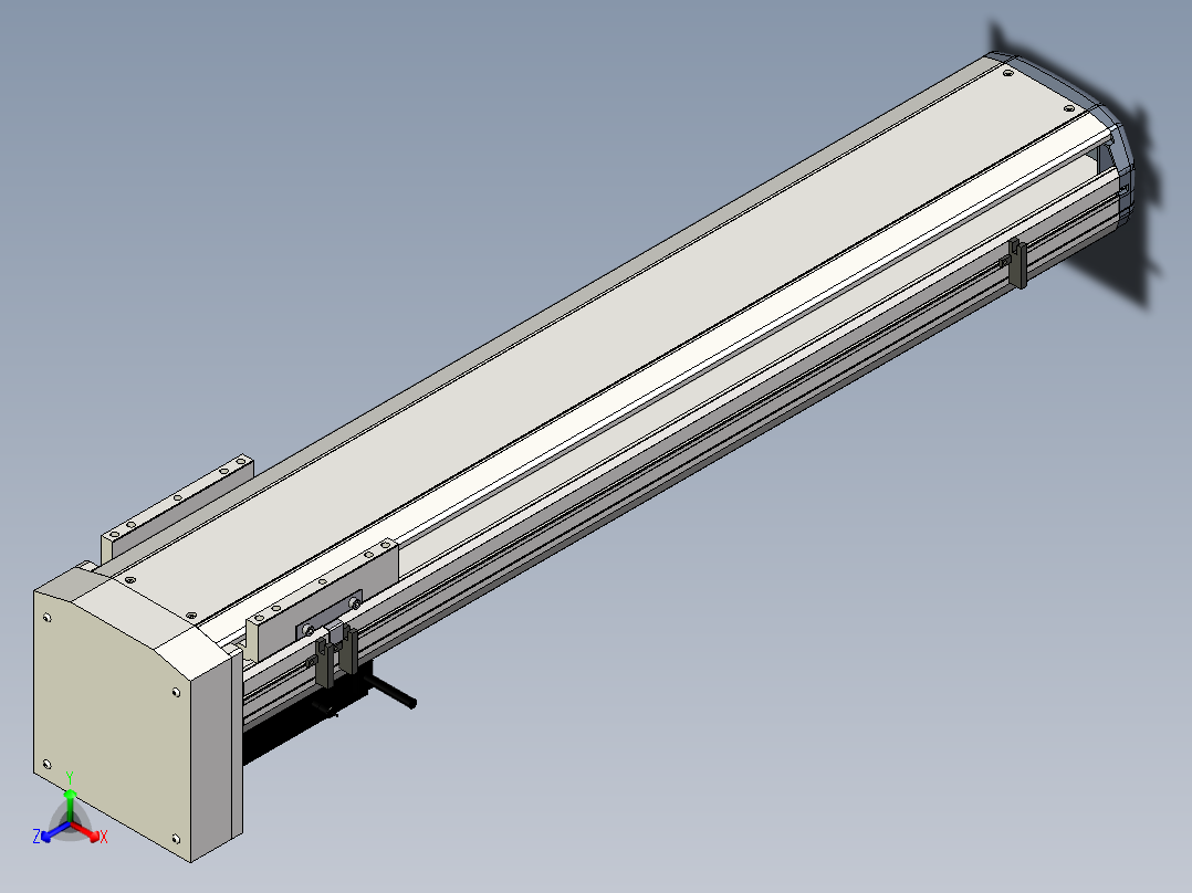 Toyo东佑达直线模组-ETH17-750-BM-M75B正等轴测图