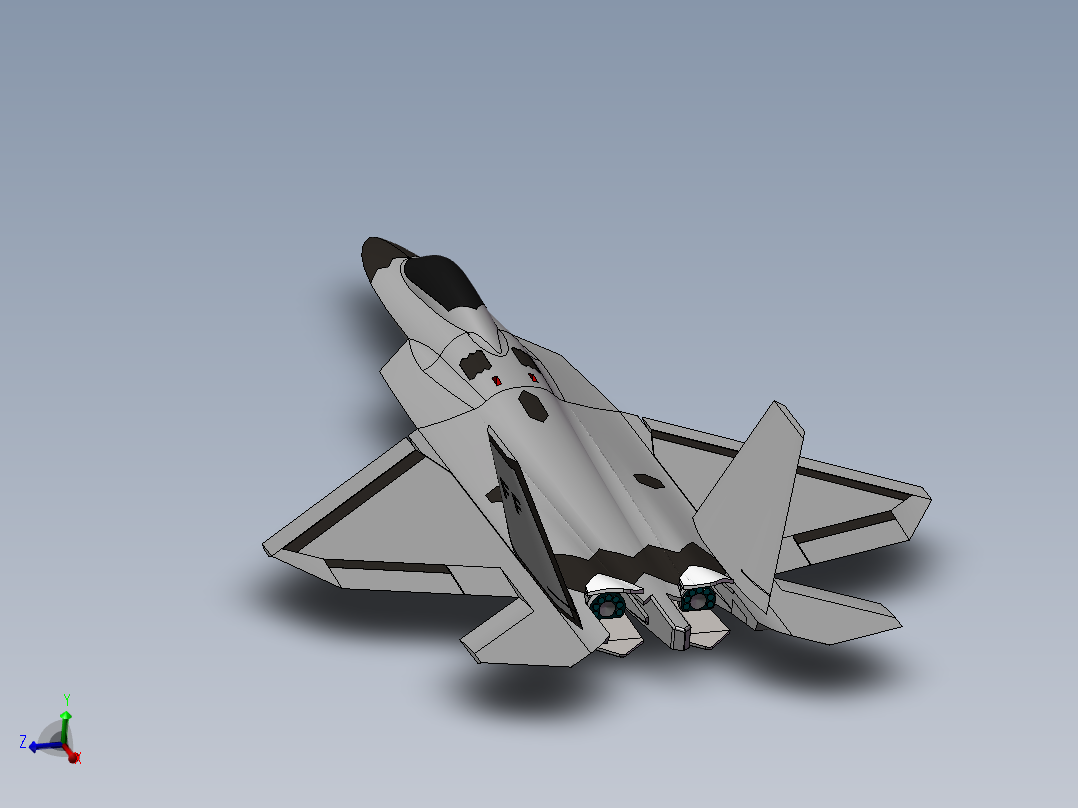 F22 复杂化主视图