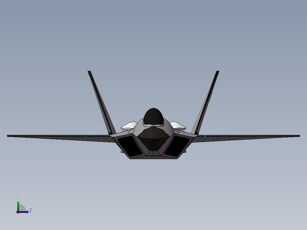 F22 复杂化左视图