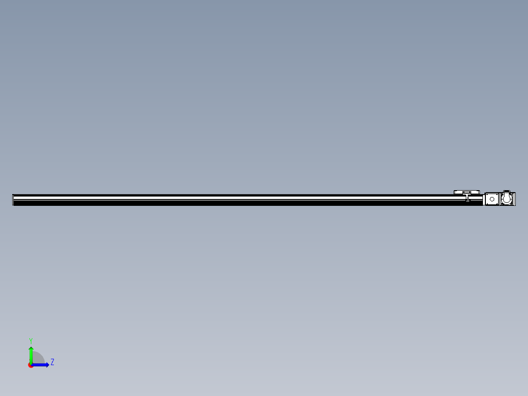 同步带全封闭直线模组TPA-HCB-105D-90-L2150-MR-C-P20-N3左视图