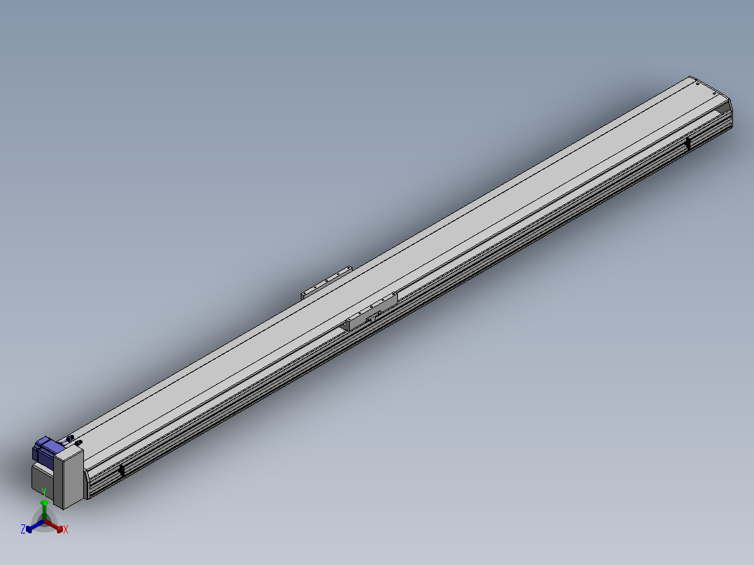 精密模组MT220-L150-2700-RU-M75-C4正等轴测图