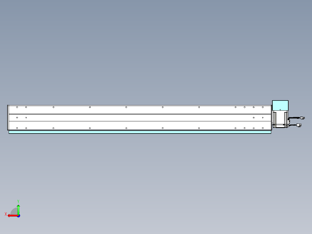 威洛博VBC同步带传动一无尘环境VBC14-L45-S1150-BRD-ZP75-C3后视图
