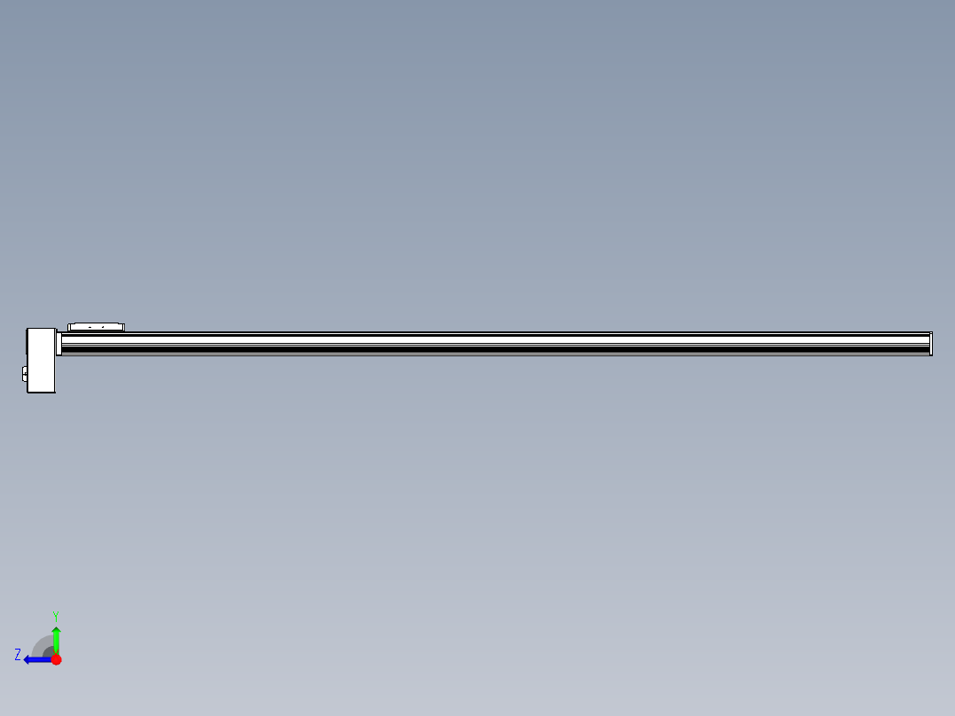 同步带全封闭直线模组TPA-HCB-105D-90-L1800-RP-Y-P20-N3右视图