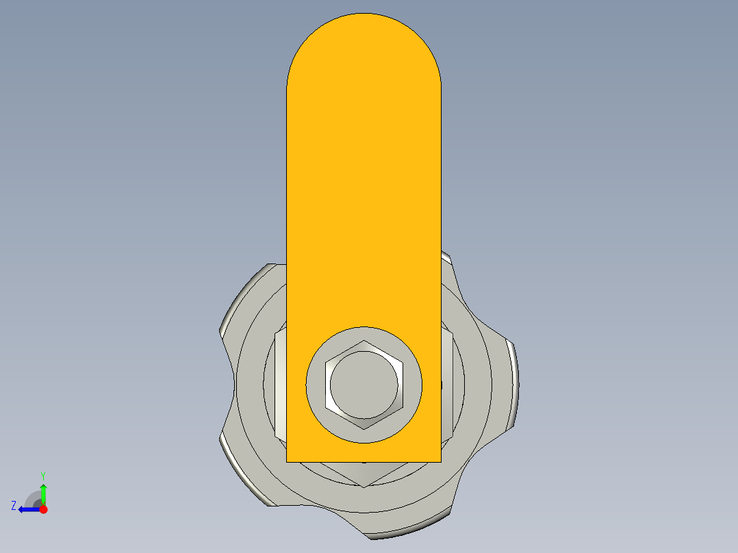鎖VC.308-3D多系列多零件图纸模型右视图