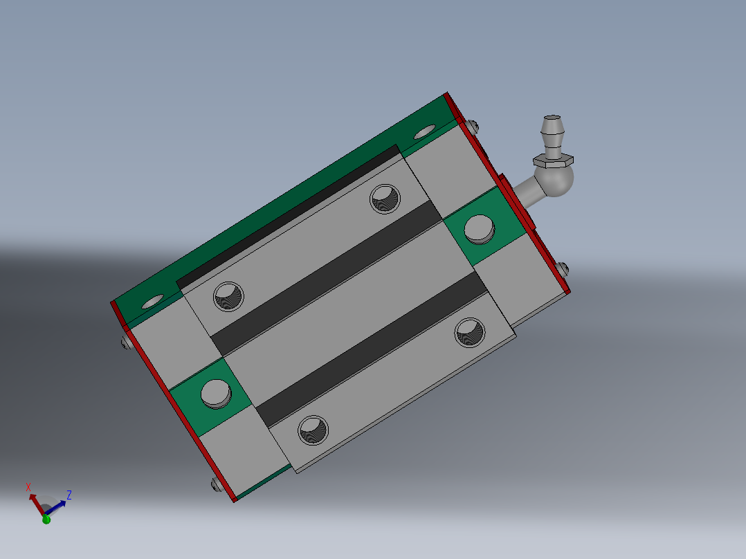 HGH-CA系列直线导轨[HGH(四方型)20C(重负荷)A(上锁式)]_滑块主视图