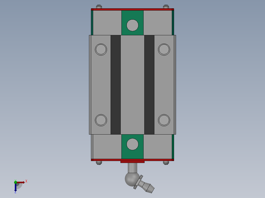 HGH-CA系列直线导轨[HGH(四方型)20C(重负荷)A(上锁式)]_滑块俯视图