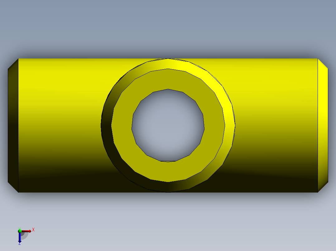 straight cross metric俯视图