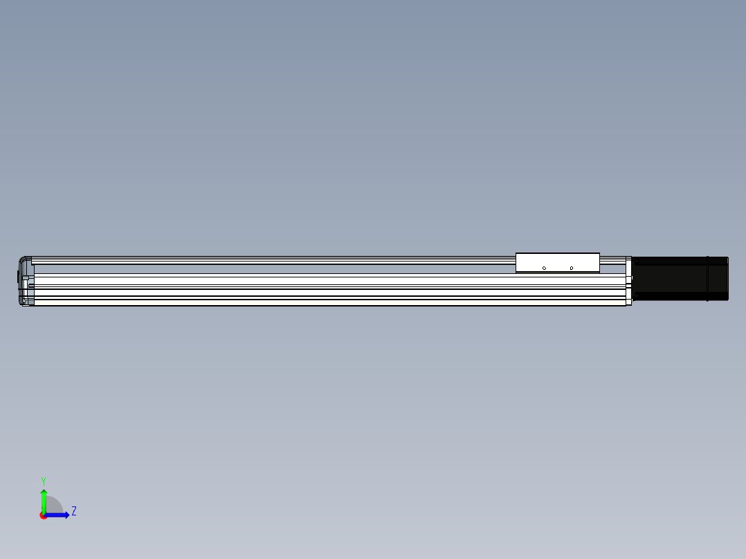 Toyo东佑达直线模组-ETH17-850-BC-M75B左视图