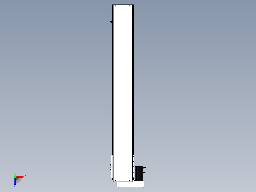 Toyo东佑达直线模组-ETH22-1450-BL-750W俯视图
