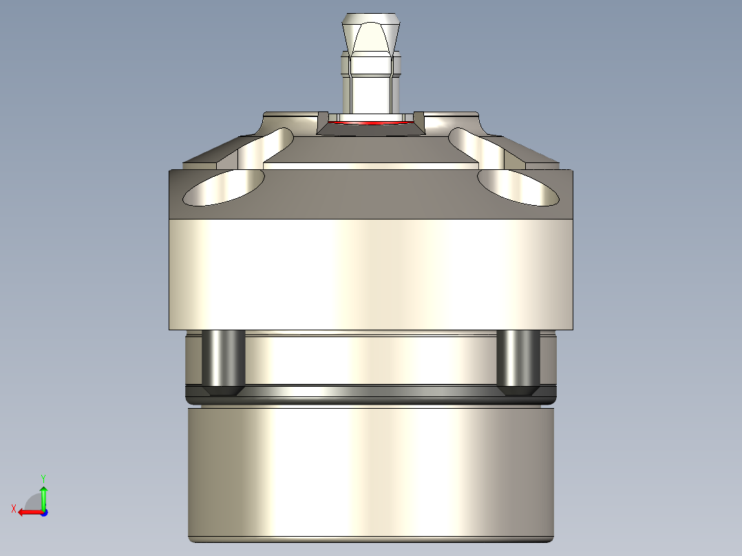 KOSMEKSFA1000-M2N-060多系列多零件图纸模型多系列多零件图纸模型后视图