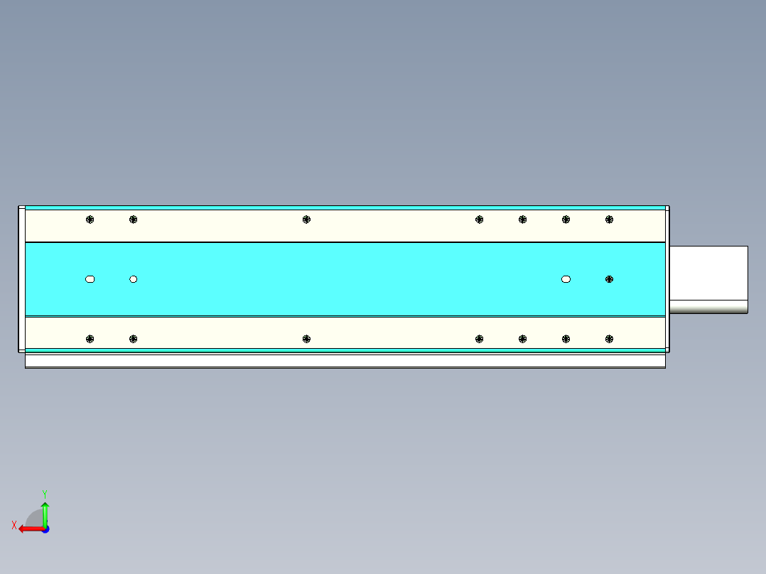 威洛博VBC同步带传动一无尘环境VBC17-L45-S450-BR-ZP75-C3后视图