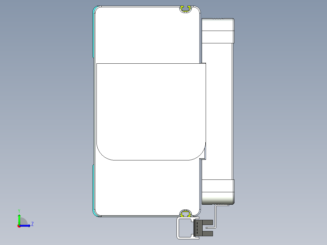 威洛博VBC同步带传动一无尘环境VBC17-L45-S450-BR-ZP75-C3左视图