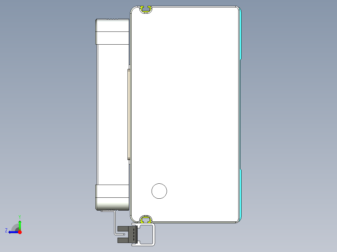 威洛博VBC同步带传动一无尘环境VBC17-L45-S450-BR-ZP75-C3右视图