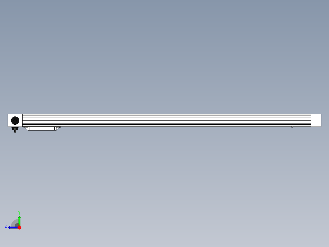 Toyo东佑达直线模组-M65M-X78-1200-L-M40-C4右视图