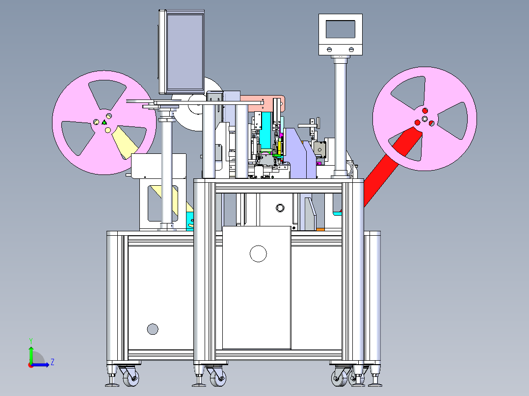包装机三维STP左视图