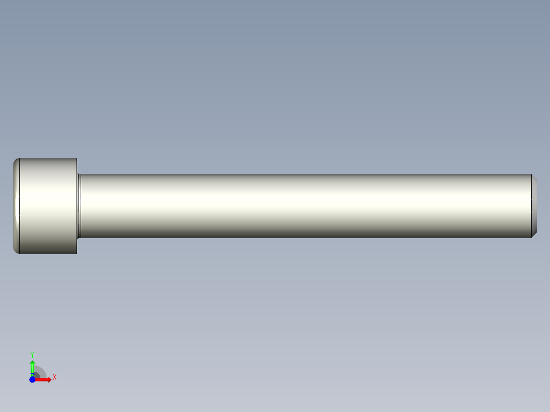 螺钉-DIN_912-M18x130.stp前视图