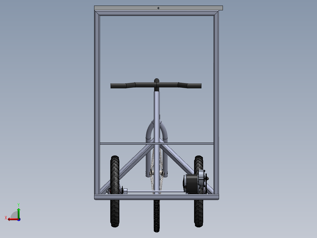 太阳能三轮车--sw后视图
