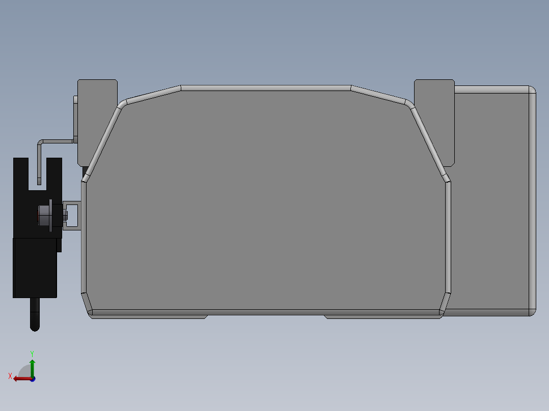 精密模组MT100-L78-1200-L-M10-C4后视图