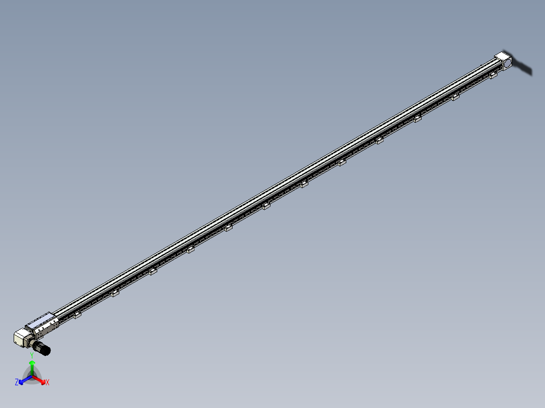 同步带滑台-欧规B8H-L176-S4700-L-ZP40-D3-N5主视图