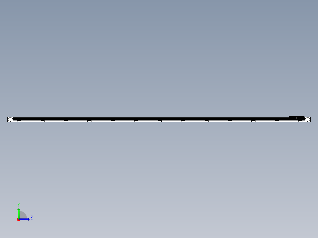同步带滑台-欧规B8H-L176-S4700-L-ZP40-D3-N5左视图