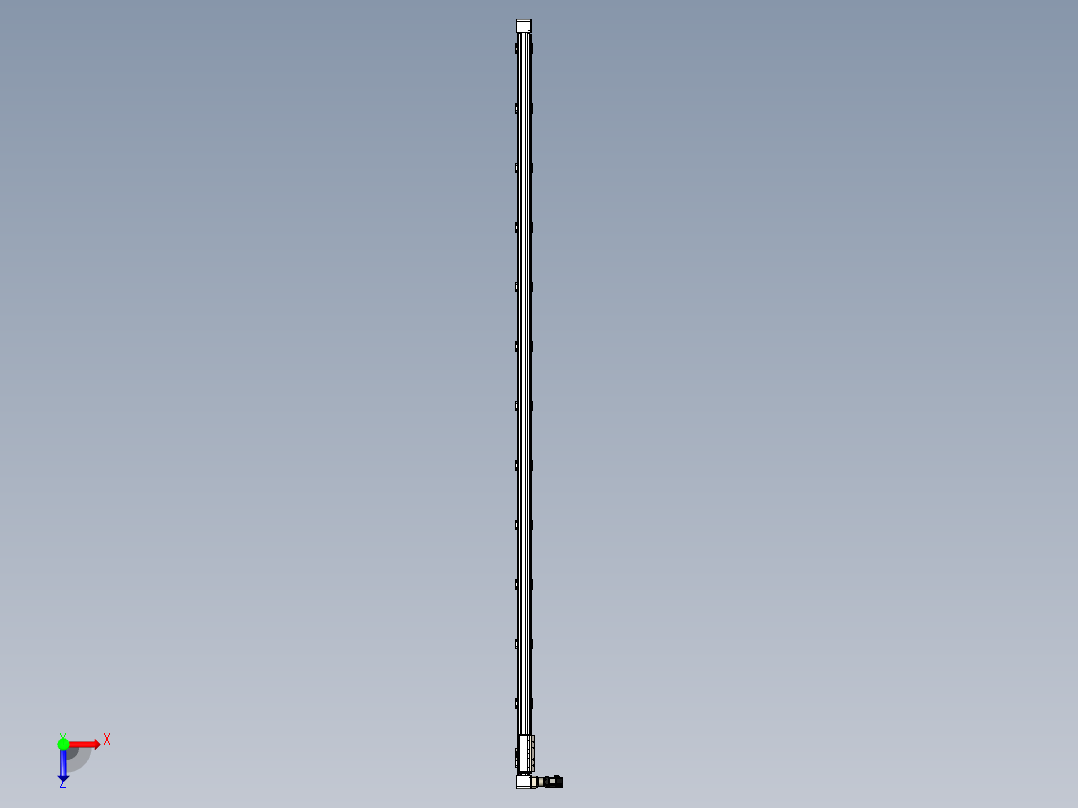 同步带滑台-欧规B8H-L176-S4700-L-ZP40-D3-N5俯视图