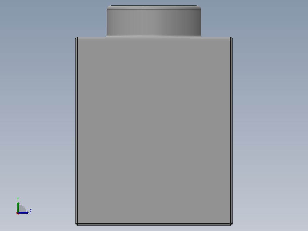 乐高机械组积木（横梁）-389501 White Technic Brick 1 x 12 with Holes左视图