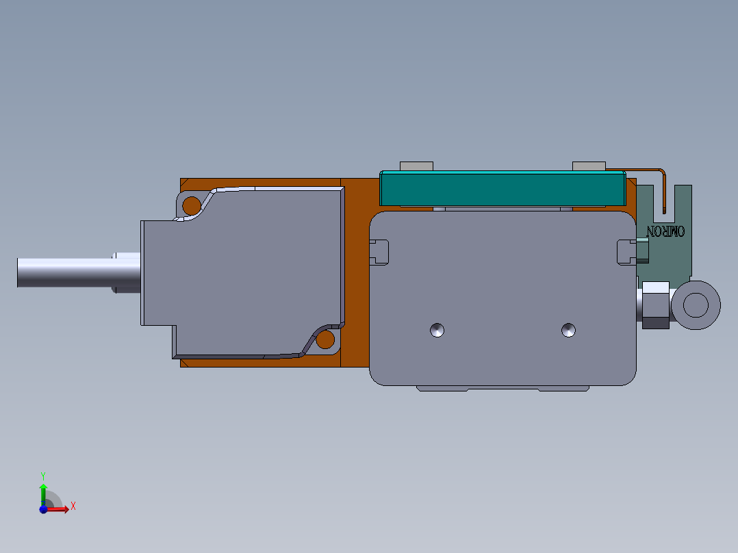 MCH丝杆全封闭MCH6M-BL-100W前视图